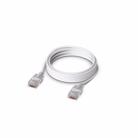 Ubiquiti UACC-Cable-Patch-EL-2M-W networking cable Translucent, valge Cat6