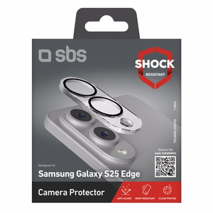 Закалённое стекло на объектив для Samsung Galaxy S25 Edge