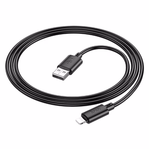 Кабель USB A to Lightning Hoco 2,4A 1 м X88 чёрный