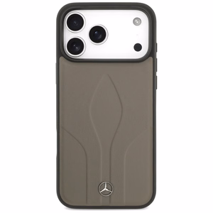 Mercedes Leather The Move MagSafe Ümbris jaoks iPhone 17 Pro Max - Beige
