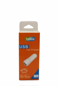 Autolaadija Tellos C102 USB-pistikuga 1A must