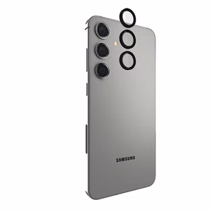 Case-Mate Aluminum Ring Lens Protector kaameraobjektiivide kaitseklaas seadmele Samsung Galaxy S24+, must