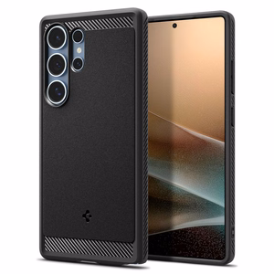Spigen Rugged Armor Mag Ümbris jaoks Samsung Galaxy S25 Ultra - must