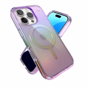 Speck Presidio2 Lux MagSafe - iPhone 16 Pro чехол (Amazing Purple / прозрачный)