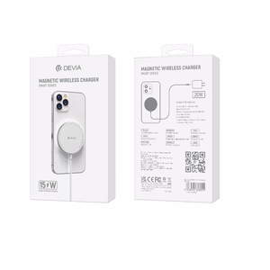 Devia traadita laadija Smart magnetiline 15W valge
