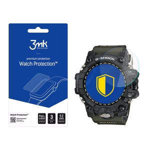 Casio G-SHOCK Mudmaster – 3mk Watch Protection FlexibleGlass nutikella ekraanikaitse
