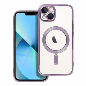 Чехол для iPhone 13 Electro Mag Cover совместимый с MagSafe фиолетовый