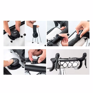 Rockbros TL002 ROAD TO SKY 1.5L veekindel jalgratta juhtraua kott - valge