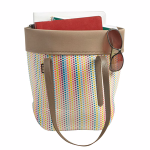 BUILT City Tote neopreenist kandekott kunstnahast sangadega, Candy Dot