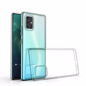 Чехол для Samsung A71 Clear Case 2 мм Box прозрачный