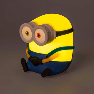 Minions Bobi pehme silikoonist LED-öövalgusti lastele, 15 cm
