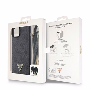 Guess GUHCP15MP4TDSCPK iPhone 15 Plus 6.7" must/must hardcase Crossbody 4G Metal Logo