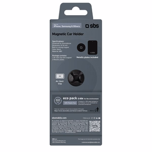 SBS TESUNSUPMAGK smartphone hoidja magnetic, jaoks air vent - must