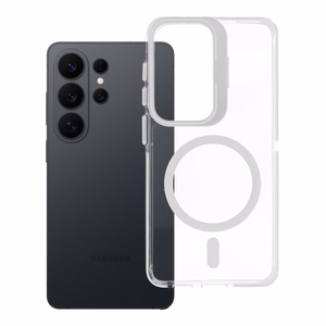 Samsung S26 objektiivi MagSafe valge kattega ühilduv korpus MagSafe valge