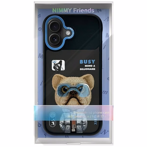 Nimmy Cool&Cute 2.0 nag ümbris jaoks iPhone 17 - must