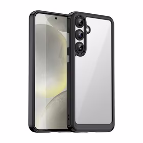 Outer Space Ümbris with Gel Frame jaoks Samsung Galaxy S25+ - must