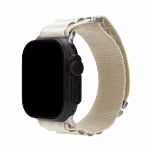 Mobilize nailonist kellarihm - Alpine - titaanist ühendusdetail - Apple 38/40/41mm - Starlight