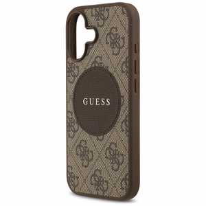 Guess 4G Circle Classic Logo MagSafe ümbris jaoks iPhone 17 - brown