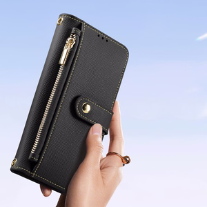 Dux Ducis Lawa Leather Ümbris jaoks iPhone 15 Pro - Must
