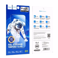 HOCO Karastatud klaas HD 5D Guardian shield (SET 10in1) - jaoks iPhone 15 Pro Max must (G14)