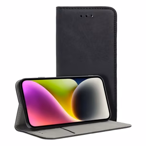 Smart Magneto klappümbris Samsung A14 4G / A14 5G jaoks, must