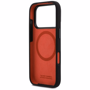 BMW M Silicon Tricolor Line MagSafe чехол iPhone 17 Pro - черный