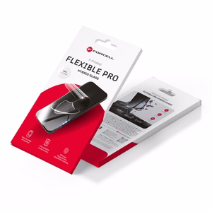 Hybrid glass to iPhone 16 PLUS Forcell Flexible 5D must