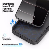 Ümbris Dux Ducis Shld Apple iPhone Air must (Contour Pattern)