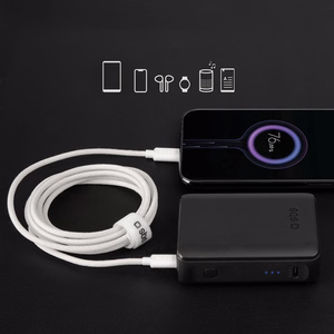 SBS TECABLETISSUETCCG USB-C - USB-C 1.5m 60W braided kaabel - hall