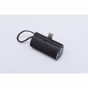 Powerbank Forcell F-Energy Power Plug F5K3 PD 20W 5000 mAh with built-in connector USB C black