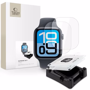 Tech-Protect Supreme Set+ 2-pack hüdrogeel foolium Apple Watch 44 mm jaoks