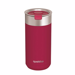 Quokka Boost Coffee Tumbler roostevabast terasest termokruus sõelaga, 400 ml, Maroon