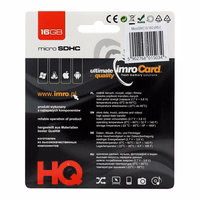 IMRO memory card microSD 16GB 100MB/s class 10 UHS I