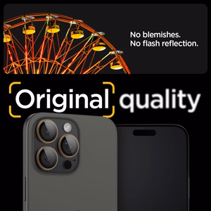 Spigen Optik Pro GLAS.TR ”EZ FIT” Camera Protector 2-PACK jaoks iPhone 16 Pro / Pro Max - Brown