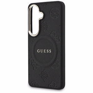 Guess ümbris Saffiano Peony Embossed Ring MagSafe Samsung Galaxy S26 must