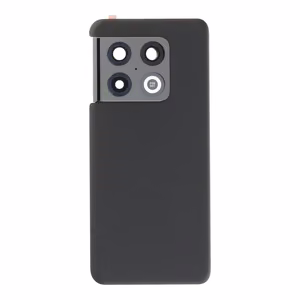 Задняя крышка OnePlus 10 Pro с стеклом камеры чёрный OEM
