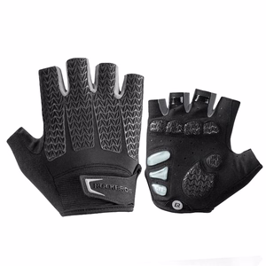 Rockbros S169BGR XL cycling gloves with gel inserts - gray