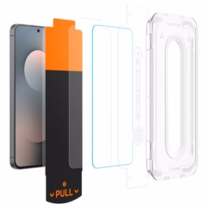 Spigen Glas.tR "EZ Fit Pro" Karastatud klaas 2-pack jaoks Samsung Galaxy S25 FE