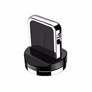 Plug adapter jaoks magnetic USB Kaabel Lightning hõbedane