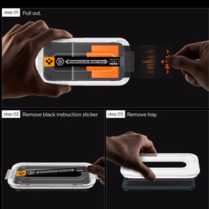 Spigen Glas.tR "EZ Fit Pro" Karastatud klaas 2-pack jaoks Samsung Galaxy S25 FE