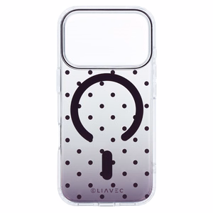 Liavec Bubble ümbris iPhone 18 Pro / 17 Pro jaoks, bordoopunane