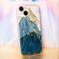 Kuldne Glam ümbris jaoks iPhone 12 / 12 Pro 6,1" mountain