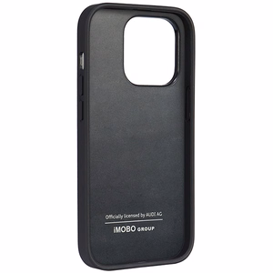 Audi Synthetic Leather iPhone 14 Pro 6.1" must/must hardcase AU-TPUPPCIP14P-TT/D1-BK
