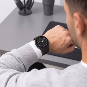 Tech-Protect Defense 2-Pack ümbris mudelile Samsung Galaxy Watch 40mm – läbipaistev ja mattmust