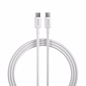 Devia wall charger Extreme PD GaN 65W 2x USB-C 1x USB white + cable USB-C - USB-C laptop charger