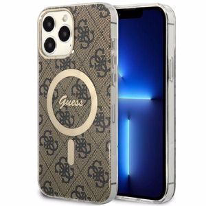 Guess GUHMP13XH4STW iPhone 13 Pro Max 6.7" коричневый/коричневый hardcase 4G MagSafe