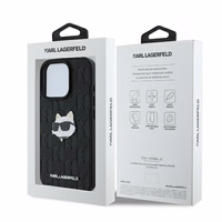 Karl Lagerfeld Monogram Choupette Head Pin iPhone 16 Pro Ümbris - must