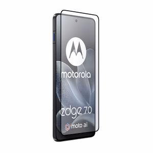 Crong 3D Armour Glass Lite kogu pinnaga liimitav karastatud ekraanikaitseklaas seadmele Motorola Edge 70 5G