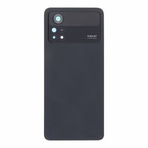 Back Cover Xiaomi Poco X4 Pro 5G black (with camera lens) OEM