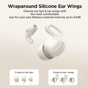 Беспроводные TWS наушники Joyroom JR-TS1 Cozydots Series для сна ANC Bluetooth 5.3 (белый)